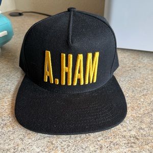 NWOT Hamilton the Musical A. Ham Baseball Cap
